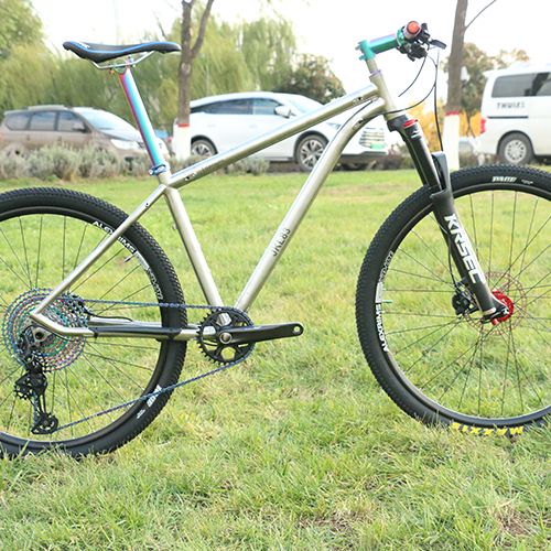 Велосипед MTB из титанового сплава, велосипед MTB, взрослый горный велосипед с групповым комплектом Shimano
