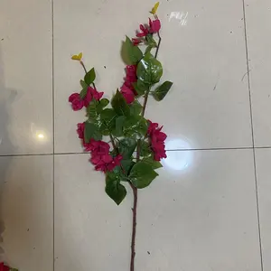 YAYUN J-1331 Gros Mariage Décor Extérieur Rose Artificielle Bougainvillier <span class=keywords><strong>Fleur</strong></span> Avec Tige - Product Image 2