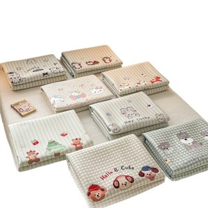 ชุดผ้าปูที่นอนเย็นฮงชาง 3 ชิ้น ลายการ์ตูนปัก ระบายอากาศได้ดี สำหรับเด็ก - Product Image 5