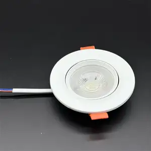 Pasokan pabrik kreatif 3w 5w 9w desain baru tipe bulat Led Downlight tersembunyi lampu sorot Led dapat disesuaikan