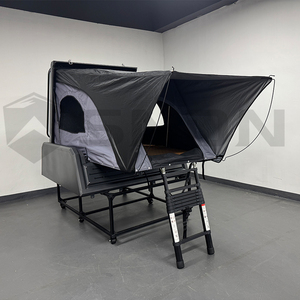 Tente <span class=keywords><strong>de</strong></span> <span class=keywords><strong>toit</strong></span> pour pick-up SNDN, ouverture latérale, 4x4, en aluminium, <span class=keywords><strong>avec</strong></span> barre <span class=keywords><strong>de</strong></span> <span class=keywords><strong>toit</strong></span> pour Ford Ranger Toyota Tacoma - Product Image 6