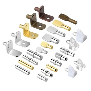 Supports de tablette mobiles HDBS, supports en forme de L en métal pour cloisons de meubles, étagères, durables, laminés à froid - Product Image 1