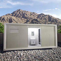 Pack plat préfabriqué personnalisé de haute qualité Maisons de conteneurs modulaires portables de 40 pieds préfabriquées durables à construction rapide