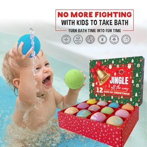 Calendario de Adviento Navideño con Bombas de Baño, Set de Regalo con Bombas de Baño y Juguetes en su Interior, 12 Días de <span class=keywords><strong>Cuenta</strong></span> Regresiva, Personalizable - Product Image 4