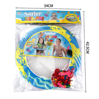 Jeu de disques d'extérieur avec 2 balles en caoutchouc rebondissantes, jeu de lancer et de attraper, petits disques volants pour pelouse, jouet pour enfants et adultes, jeu de plage, piscine, jardin