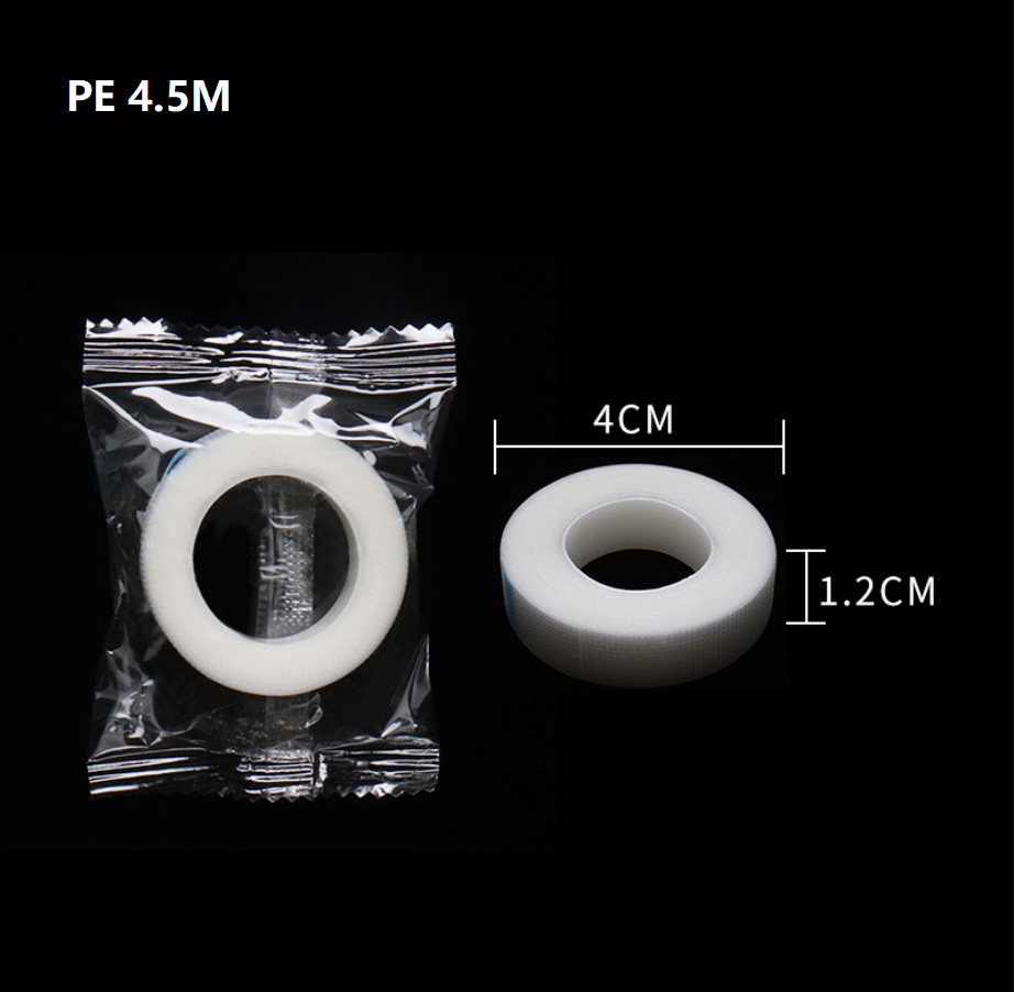 Individual packaging Eyelash grafting Breathable Self-adhesive Tape Plant false eyelash Isolate eye patch PE Non-woven tape 4.5M