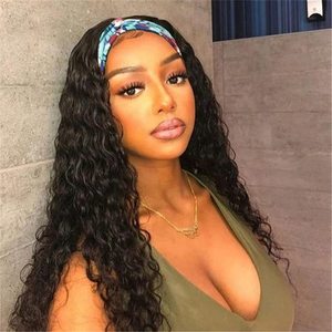 Meilleur Fournisseur Perruque Bandeau Vague Naturelle Corps Brut Prête à Porter Brésilienne Vente en Gros Prix Bas Mélange Perruque Cheveux Humains <span class=keywords><strong>Pas</strong></span> Chers - Product Image 1