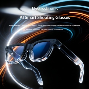 Lunettes électrochromiques intelligentes Mate Smart AI avec casque pour contrôle par bouton tactile, batterie 320 mAh, caméra 800W, anti-tremblement, monture PC - Product Image 5