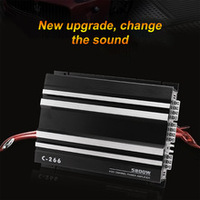Amplificateur de voiture 12V 5800W 12V amplificateur de voiture haute puissance, amplificateur Audio stéréo portable Hi Fi son Subwoofer, amplificateur de voiture
