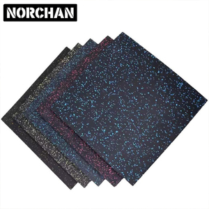 Tapis en caoutchouc 10 x 10, plusieurs couleurs au choix, pour salle de sport, durable, résistant <span class=keywords><strong>à</strong></span> l'usure, insonorisant, amortissant les chocs, facile <span class=keywords><strong>à</strong></span> nettoyer - Product Image 3