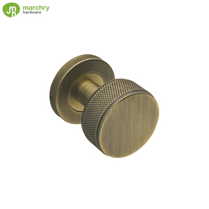 Pomo de Puerta de Lujo de Acero Inoxidable de Alta Calidad con Textura Moleteada para Puerta de Madera - Product Image 3