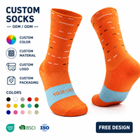 Chaussettes de sport personnalisées solides et respirantes OEKO-TEX BSCI, modèle athlétique à design libre, collection Printemps