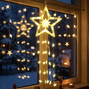 Guirlande lumineuse <span class=keywords><strong>de</strong></span> <span class=keywords><strong>Noël</strong></span> 70 cm pour fenêtre, flocons <span class=keywords><strong>de</strong></span> neige, étoiles, sapin <span class=keywords><strong>de</strong></span> <span class=keywords><strong>Noël</strong></span>, intérieur/extérieur, mur, pour mariage, fête, vente flash, lumières <span class=keywords><strong>de</strong></span> <span class=keywords><strong>Noël</strong></span> - Product Image 3