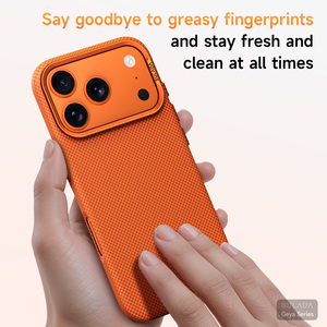 Funda para Teléfono 17 16 Pro Max con Soporte Giratorio, Anillo Metálico para Lente, Carga Inalámbrica Magnética, Cubierta Mate Translúcida - Product Image 5