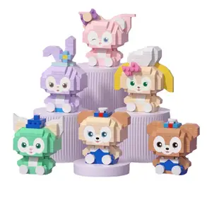 Erdbeereis Princess Blindbox-Spielzeug Sanrio hello kuromi kitty Baustein-Sets Kinder-Spielzeug