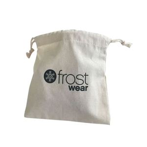 Bolsas de Muselina de Algodón Orgánico con Logotipo Personalizado, Bolsa de Compras, Bolsa de Joyería con Cordón de Lona para Bolso - Product Image 5