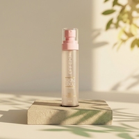 Flacon pulvérisateur en PET givré de 100 ml avec pompe colorée - Vaporisateur cosmétique personnalisé rechargeable pour voyage