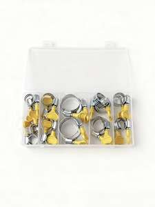 20 Abrazaderas Ajustables de Acero Inoxidable para Mangueras y Tubos, Abrazaderas de Liberación Rápida para Tuberías de Gas - Product Image 3