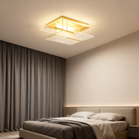 JACKSUN Acrylique Plafonnier Suspension pour Salon Chambre Principale Moderne Minimaliste LED Suspension