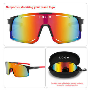 Nouvelles lunettes d'extérieur vélo coupe-vent hommes cyclisme lunettes de <span class=keywords><strong>soleil</strong></span> unisexe personnalisé sport lunettes de <span class=keywords><strong>soleil</strong></span> Uv400 vente en gros - Product Image 2