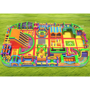 Custom Factory <b>Inflatable</b> Space Theme Park <b>Games</b> Obstacle Course Large Trampoline Park <b>Inflatable</b> Trampoline Park Custom Factory - Product Image 4