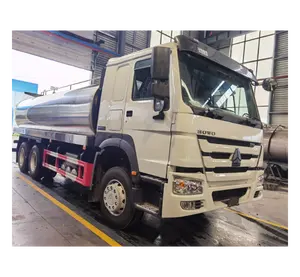 China Sinotruk Howo 6x4 20000 liters 5000 gallon Tanker Truck for Beer Milk Oil transportation