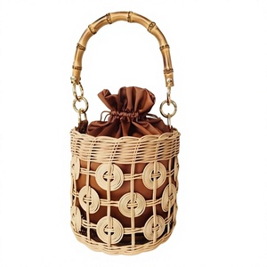 2026 Luxury Handbags For Women Rattan Handbag Straw Handbag Fashionable OEM Vietnam Wholesale Customized Logo HNH Craft Vietnam - Product Image 1
