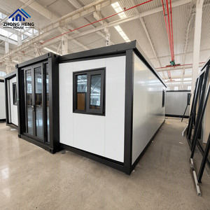 Casa Container Moderna Bianca Espandibile in Acciaio con Cucina Completa e Bagno, Lussuosa Casa Modulare Compatta, Officina, Ufficio ADU per Giardino USA - Product Image 1