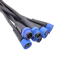 Connecteur de câble DC AC M25 3 broches IP67 étanche, connecteur fil à fil, connecteur de câble d'alimentation étanche 2 4 5 6 7 8 broches