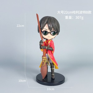 Statuette 3D Q Posket <span class=keywords><strong>di</strong></span> <span class=keywords><strong>Harry</strong></span> <span class=keywords><strong>Potter</strong></span>, Ron Weasley e Hermione, Figurine in PVC per Bambini, Decorazione per Torte - Product Image 5
