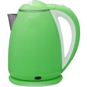 Bouilloire électrique en acier inoxydable à double couche de 2,0 L de l'usine de Lianjiang, colorée, anti-brûlure, arrêt automatique pour les ménages - Product Image 1