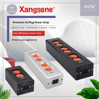 Barre d'alimentation audio haute fidélité en alliage d'aluminium XANGSANE avec prises de courant standard américaines et panneau de câblage fabriqué en Chine