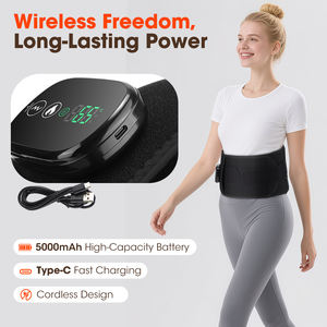 Ceinture lombaire chauffante sans fil à vibration pour massage du <span class=keywords><strong>dos</strong></span>, avec minuterie intelligente – Vente en gros à prix réduit - Product Image 6