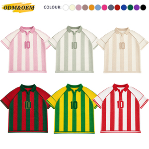 Pull personnalisé avec logo pour <span class=keywords><strong>homme</strong></span>, pull en tricot à rayures brodé, pull en crochet décontracté, polo de football pour <span class=keywords><strong>homme</strong></span>, jersey tricoté - Product Image 6
