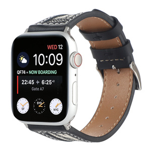 Correa de Cuero YHQ para <span class=keywords><strong>Apple</strong></span> <span class=keywords><strong>Watch</strong></span>, Deportiva, Casual, Resistente al Agua, para las Series Ultra2, SE, 42/44/45/49mm - Product Image 5