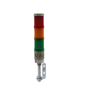 NPT5-1T-D menara lampu sinyal LED, alat mesin Multi lapisan dua bagian lampu konstan hijau merah plastik tahan air tiga warna - Product Image 1