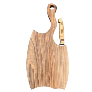 Planche à découper de forme arrondie nouveau style équipement de chef planche à découper acacia planche à découper restaurants cuisine restauration utilisation - Product Image 4