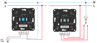 Module de gradateur universel de haute qualité compatible avec le bord d'attaque et le bord de fuite, 600VA pour l'installation de LED commerciales et résidentielles