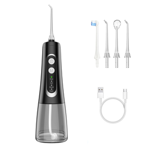 Set Irigator Oral & Sikat Gigi Elektrik Tanpa Kabel, Dapat Diisi Ulang, Tahan Air IPX7 dengan Bulu Sikat Lembut untuk Perjalanan - Product Image 4