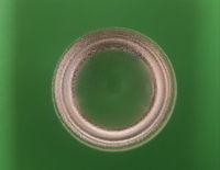 Lentille en verre borosilicate texturé à surface écorcelle d'orange pour éclairage uniforme et diffusion de lumière LED