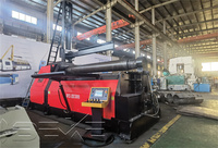 Machine à cintrer les tôles CNC W12 à quatre rouleaux, machine à cintrer les tôles hydraulique à 4 rouleaux avec support vertical et support latéral
