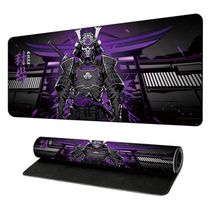 Nhật Bản Samurai cam mặt trăng lớn Chuột chơi game pad mở rộng chống trượt bàn mat với khâu cạnh - Product Image 6