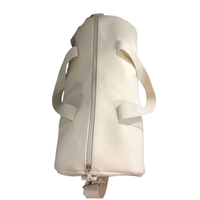 Sac de voyage en toile brodé avec logo personnalisé, grande capacité, sac de voyage pour la nuit, sac de week-end, sac de sport pour la gym et les voyages