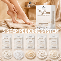 Kit de pédicure spa 5 étapes à bulles effervescentes personnalisé pour salon de manucure, produits de soin des pieds détoxifiants, service de marque privée