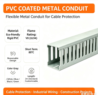 Goulotte rigide en PVC robuste pour câbles, sans halogène, bonne isolation, à fentes, pour pose de câbles en bâtiment, échantillon gratuit, fabriqué en Chine