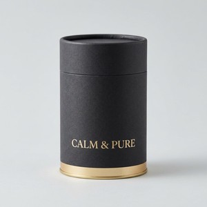 Premium Supplement Packaging Custom Paper Cylinder <b>Box</b> for Vitamins Nutraceuticals and Wellness Products Custom Manufacturer - Product Image 1
