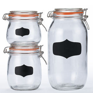 Vente flash Pots de conservation en verre <span class=keywords><strong>Lino</strong></span> style classique avec couvercle à pince hermétique, écologiques, durables, 500 ml, 750 ml, 2,2 L pour <span class=keywords><strong>la</strong></span> <span class=keywords><strong>cuisine</strong></span> - Product Image 5