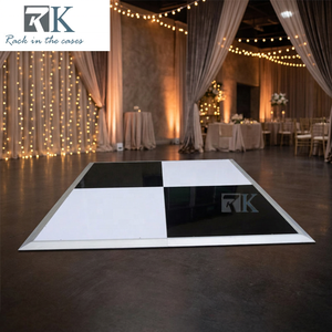 Paneles de Pista de Baile Portátiles Móviles Blancos y Negros, Pista de Baile Encajable - Product Image 3