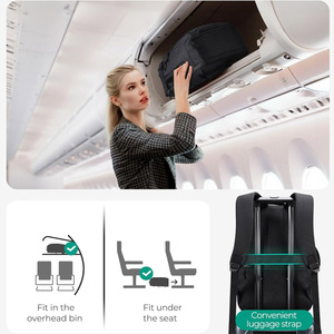 Weekender Women's Computer <strong>Bags</strong> Carry on 17.3 Inch Female <strong>Lady</strong> Travel Backpack Business <strong>Laptop</strong> <strong>Bag</strong> with Usb Charging Hole - Product Image 4