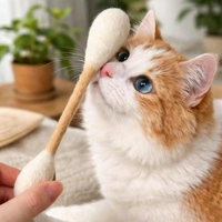 Jouet pour chat en feutre de laine kaki clair, écologique, non toxique, résistant aux morsures, bâton à mâcher pour chaton, couleur personnalisée, vente en gros usine